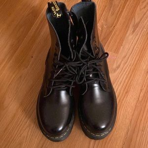Doc martens platform boots